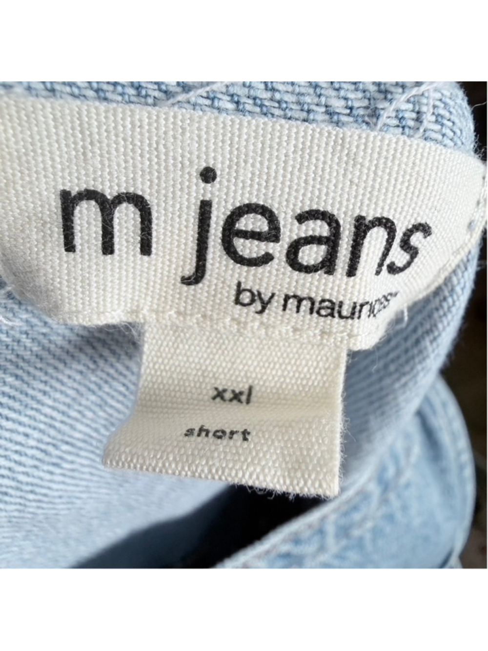 M Jeans Maurices Denim Shorts Jumpsuit Shortall Overalls 100% Cotton Size XXL - Picture 11 of 11
